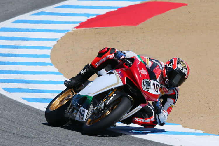 Die wunderschöne MV Agusta F4RR ist noch nicht auf der Höhe der besten Evo-Bikes