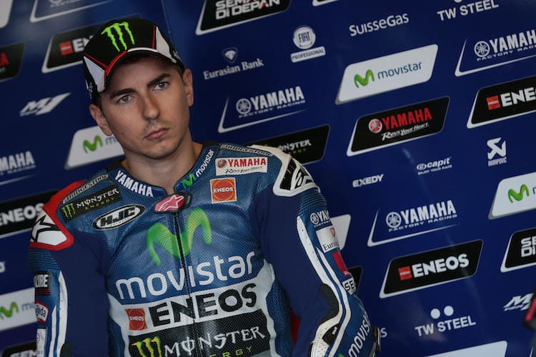 Jorge Lorenzo ist nur mit seinem Startplatz beim Brünn-GP unzufrieden