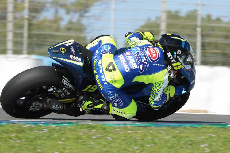 Lorenzo Dalla Porta beim Jerez-Privattest