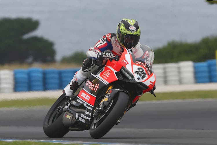 Troy Bayliss auf dem Motorrad zu sehen, ist ein Erlebnis