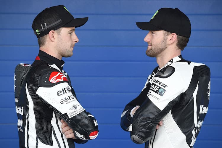 Zurzeit findet zwischen Jonathan Rea (li) und Tom Sykes (re) kein Duell statt - zu dominant ist der Kawasaki-Neuzugang