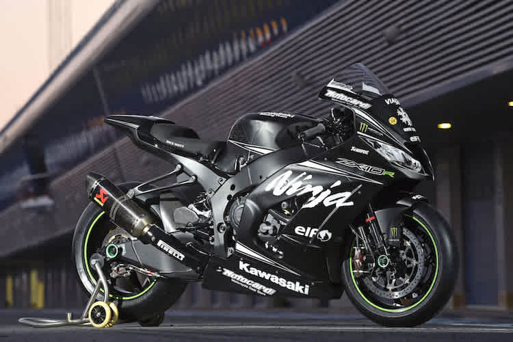 So sah die aktuelle Kawasaki Ninja ZX-10R beim Wintertest aus