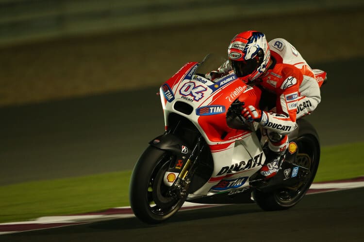 Ducati-Pilot Andrea Dovizioso legte die Tagesbestzeit vor