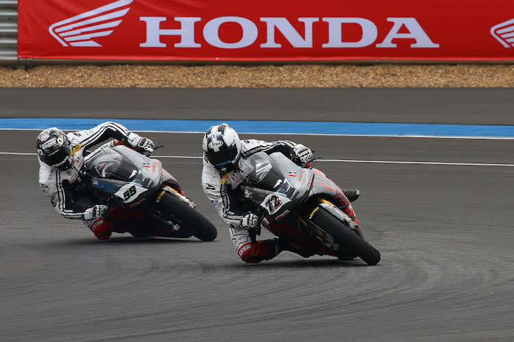 Niccolo Canepa (59) und sein Teamkollege Larry Pegram (72)