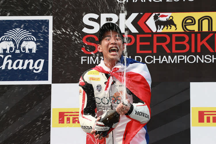 Ratthapark Wilairot liess sich auf dem Podium feiern