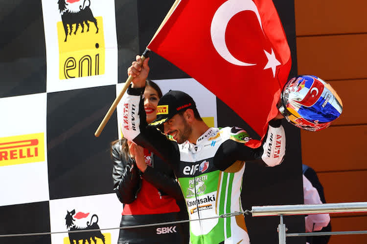 Kenan Sofuoglu gewann das Rennen in Assen