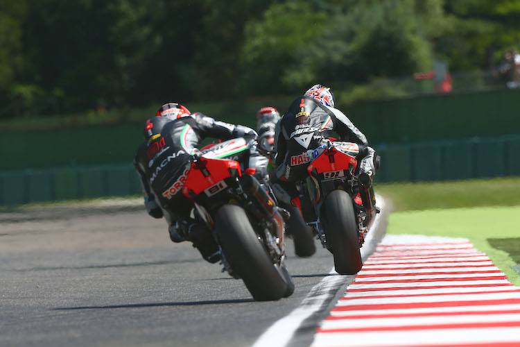 Jordi Torres wurde im Training von Leon Haslam zu schnelleren Rundenzeiten gezogen