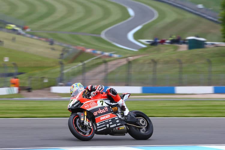 Chaz Davies auf seiner Heimpiste in Donington