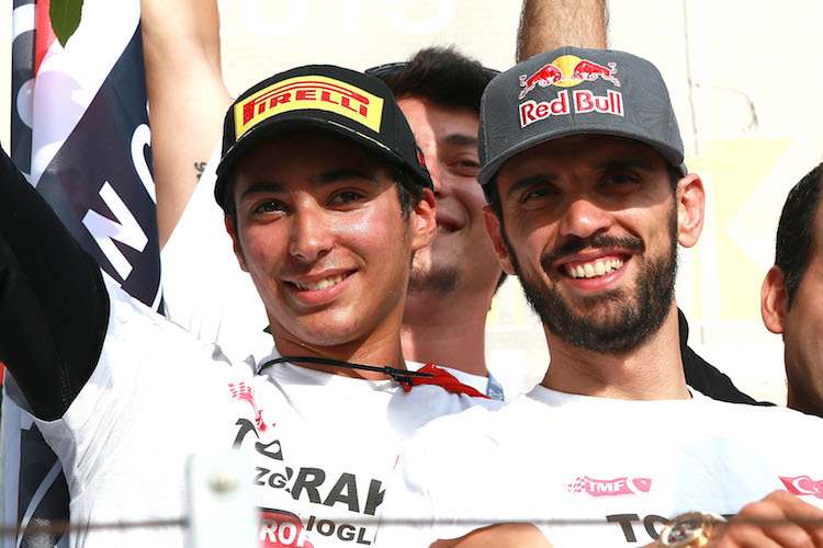 Kenan Sofuoglu (re) mit seinem Schützling Toprak Razgatlıoglu