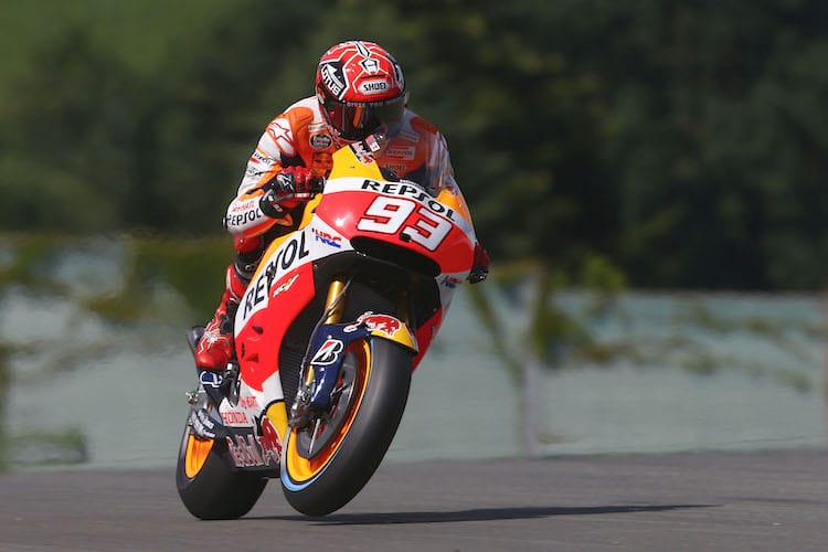 Marc Marquez fuhr am Freitag allen davon