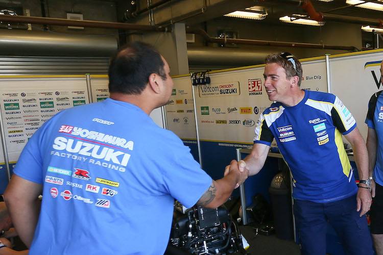 Hat Paul Denning etwas über die neue GSX-R von seinem US-Kollegen von Yoshimura Suzuki erfahren?