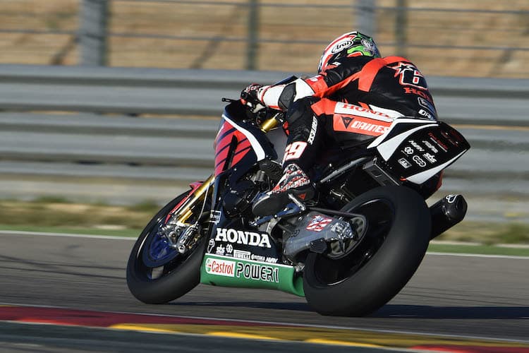 Nicky Hayden fuhr am Mittwoch die schnellste Zeit beim Superbike-Test