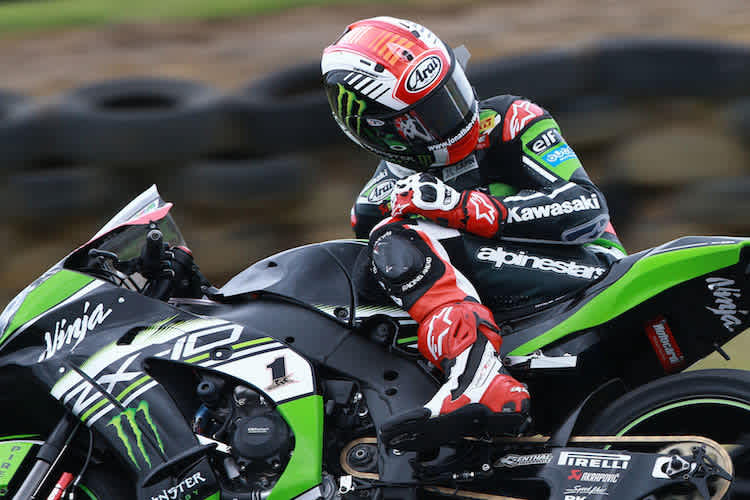 Jonathan Rea musste nach hinten schauen, um seine Gegner zu sehen