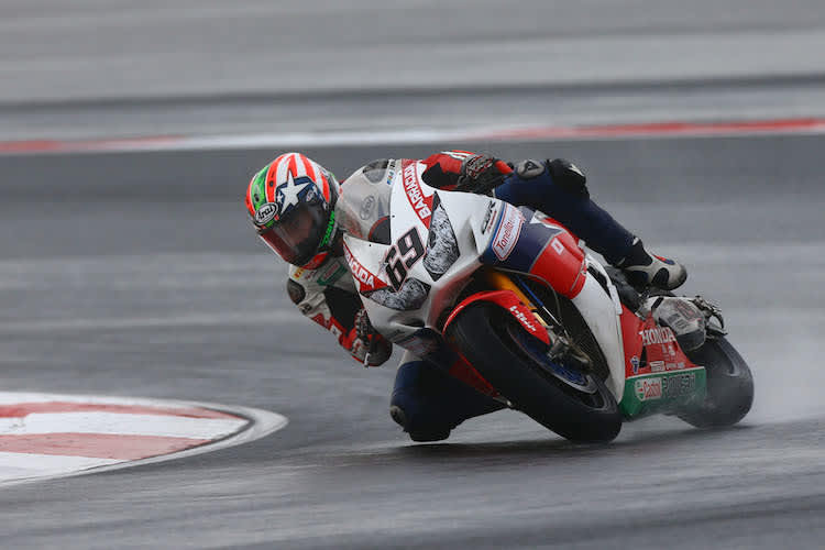 Nicky Hayden: Schafft er es auch in Donington aufs Podium?