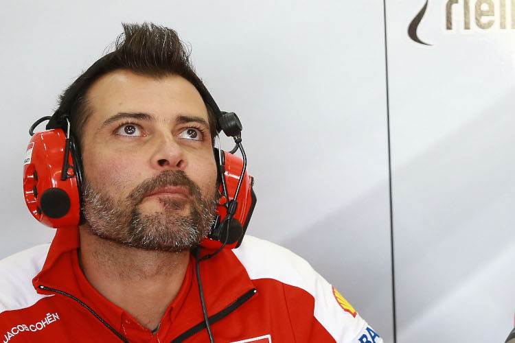 Marco Rigamonti verbrachte schon viele Jahre in einer Ducati-Box