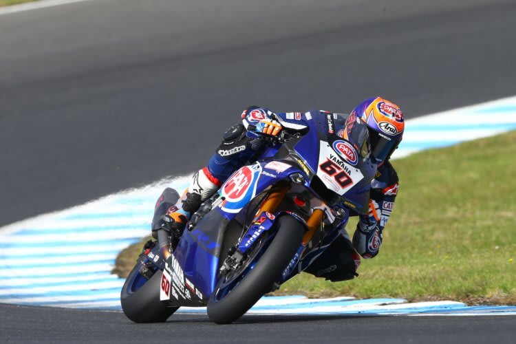 Die Yamaha mag es gar nicht, wenn man sie hart anpackt