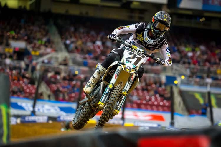 Jason Anderson auf dem Weg zu Platz 3 in St. Louis