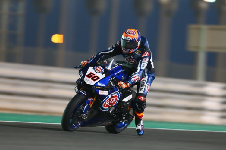 Michael van der Mark musste sich zuerst an die Yamaha R1 wieder gewöhnen