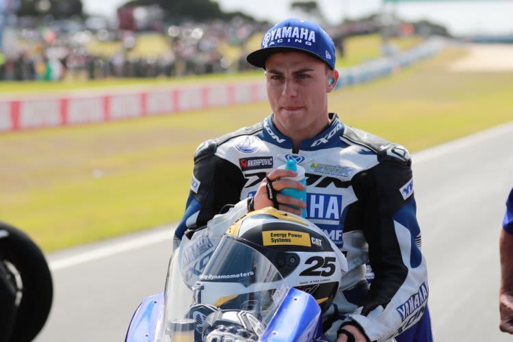 Daniel Falzon war voll auf das Rennen konzentriert