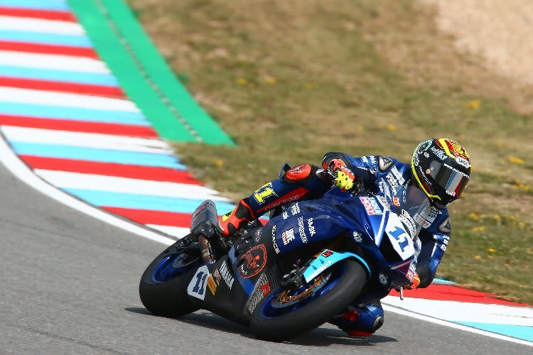 Sandro Cortese fühlt sich in Brünn mit der Kallio-Yamaha pudelwohl