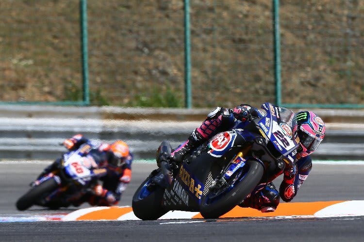 Fünf Yamaha sahen wir in der Superbike-WM lange nicht mehr