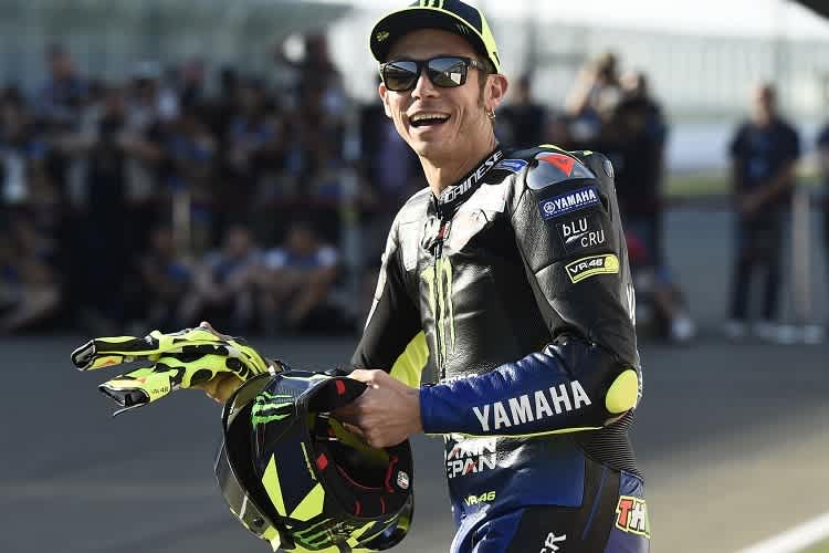 Valentino Rossi will ein Rennfahrer bleiben