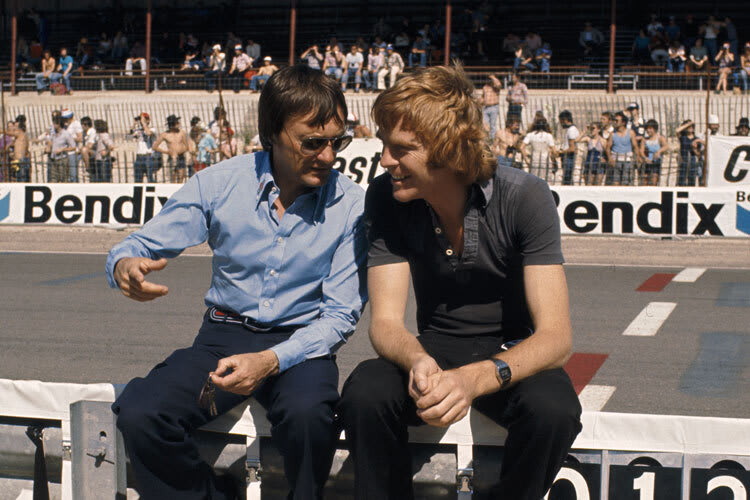 Bernie Ecclestone und Max Mosley vor mehr als 40 Jahren