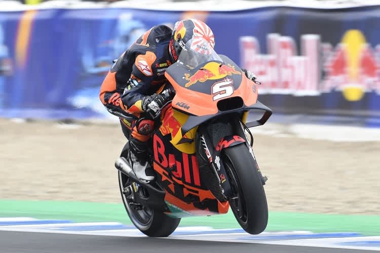 Johann Zarco feht auf KTM noch ein Top-10-Platz