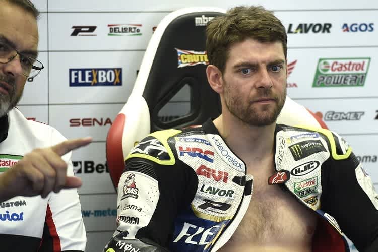 Cal Crutchlow zog am Samstag ein mürrisches Gesicht