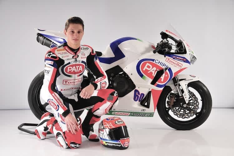 Michael van der Mark mit seiner 2014er Honda CBR600RR