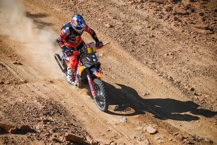 Toby Price liegt in der Dakar-Gesamtwertung an vierter Stelle