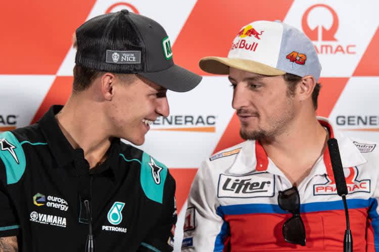 Jack Miller (rechts) ist bereits ein heißer Kandidat für das Ducati Werksteam: Passt Quartararo dazu?
