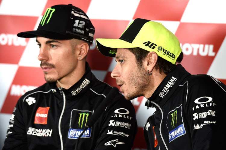 Maverick Viñales ist bei Yamaha bis 2022 gesetzt, aber wie geht es mit Valentino Rossi weiter?
