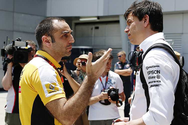 Cyril Abiteboul und Toto Wolff