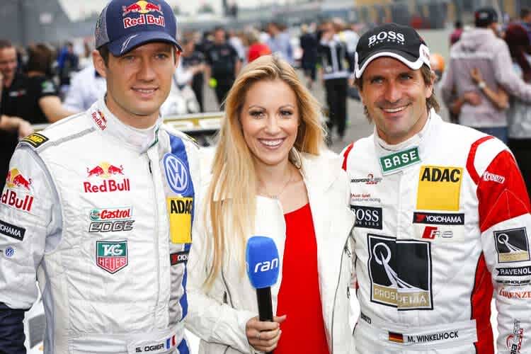Ehepaar Ogier mit Markus Winkelhock