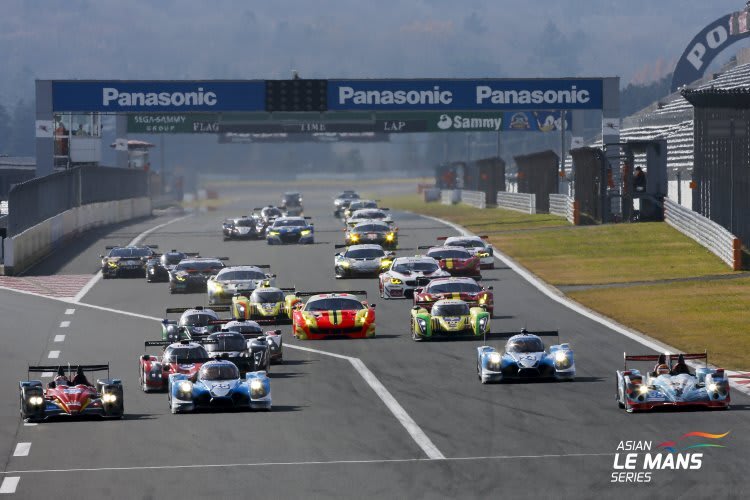 Bei den Rennen der Asian Le Mans sind die Startfelder inzwischen gut gefüllt