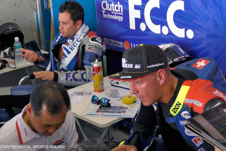 Domi Aegerter in der F.C:C.-Box