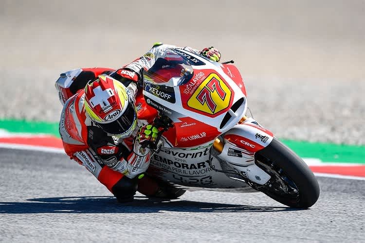 Dominique Aegerter sieht Fortschritte