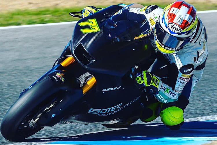 Aegerter auf der 2017er-Suter in Jerez