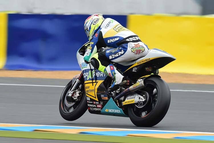 Dominique Aegerter fühlt sich auf der Kalex noch nicht wohl