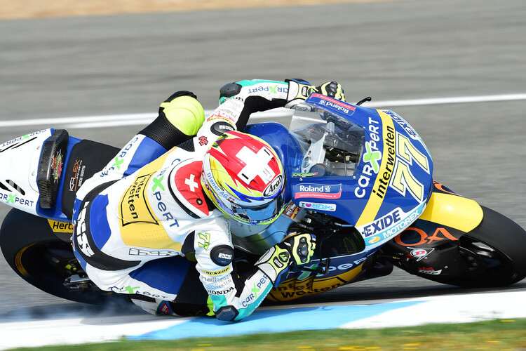 Dominique Aegerter auf seiner Kalex in Jerez