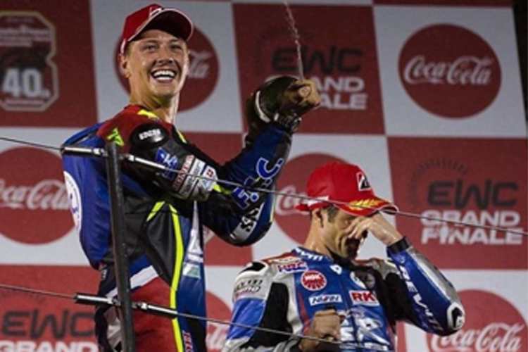 Jubel bei Domi Aegerter