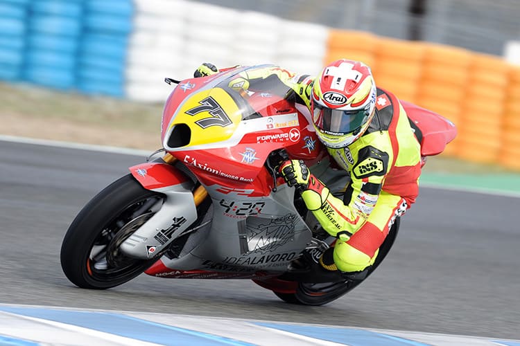 Domi Aegerter heute in Jerez auf der MV Agusta