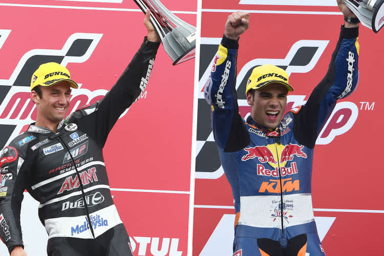 Johann Zarco und Miguel Oliveira standen in Assen auf dem obersten Treppchen