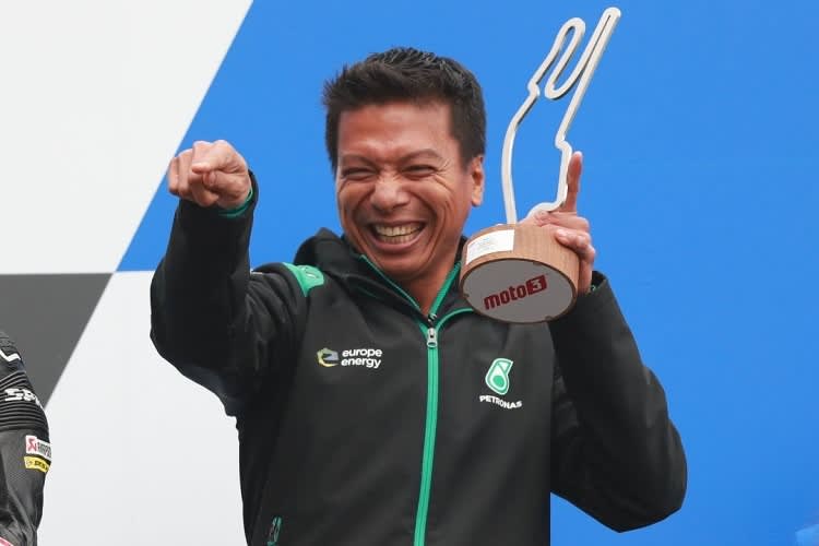 Team Principal Razlan Razali war überglücklich