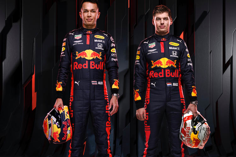 Alex Albon und Max Verstappen
