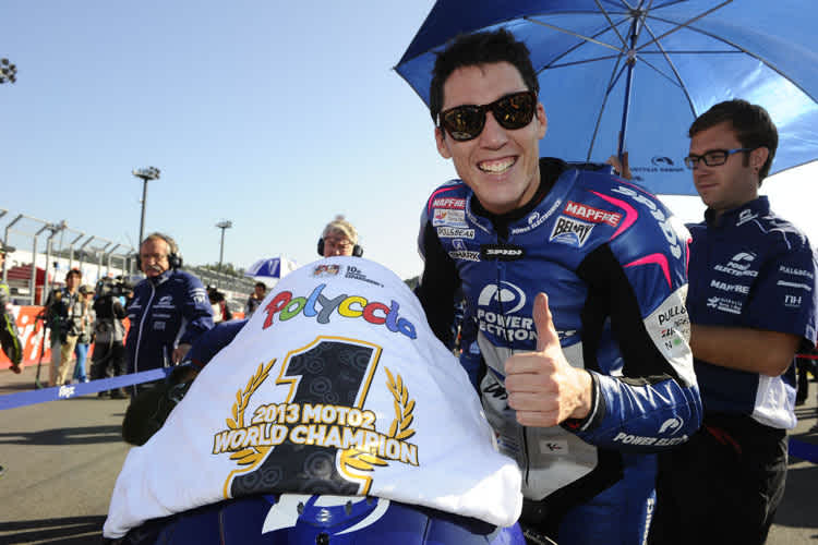 Bester Claiming-Rule-Pilot 2012 und 2013: Aleix Espargaró (WM-Shirt von Bruder Pol)