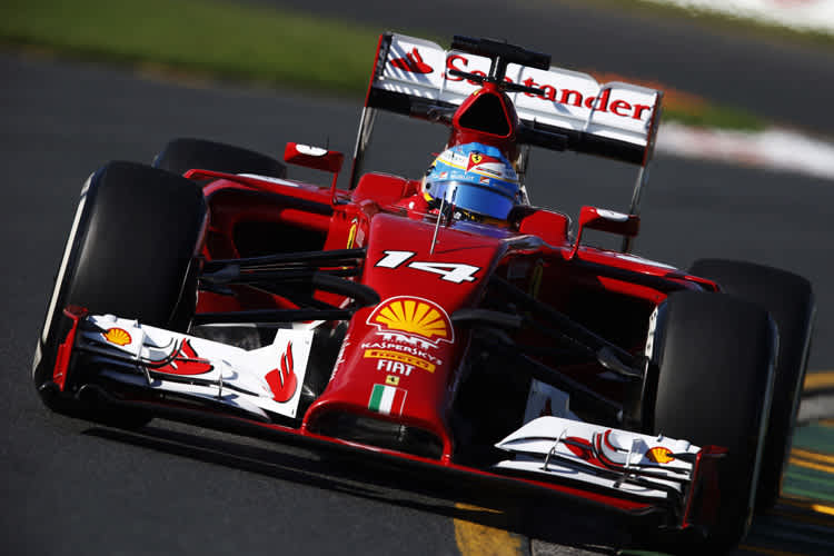 Fernando Alonso mit der Startnummer 14