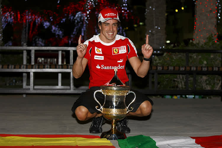 Fernando Alonso in Bahrain 2010