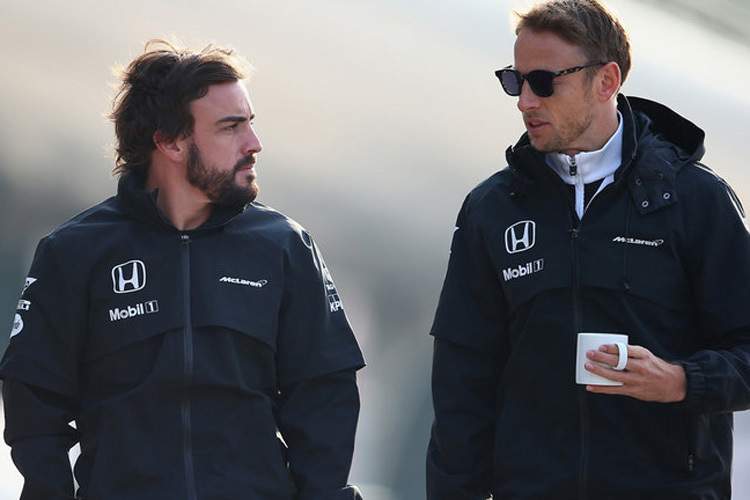 Fernando Alonso und Jenson Button